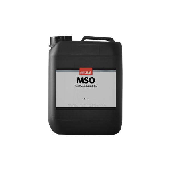 MolySlip Long sump life, mineral soluble oil